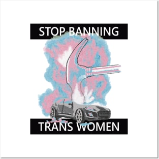 Stop Banning Trans Women Posters and Art